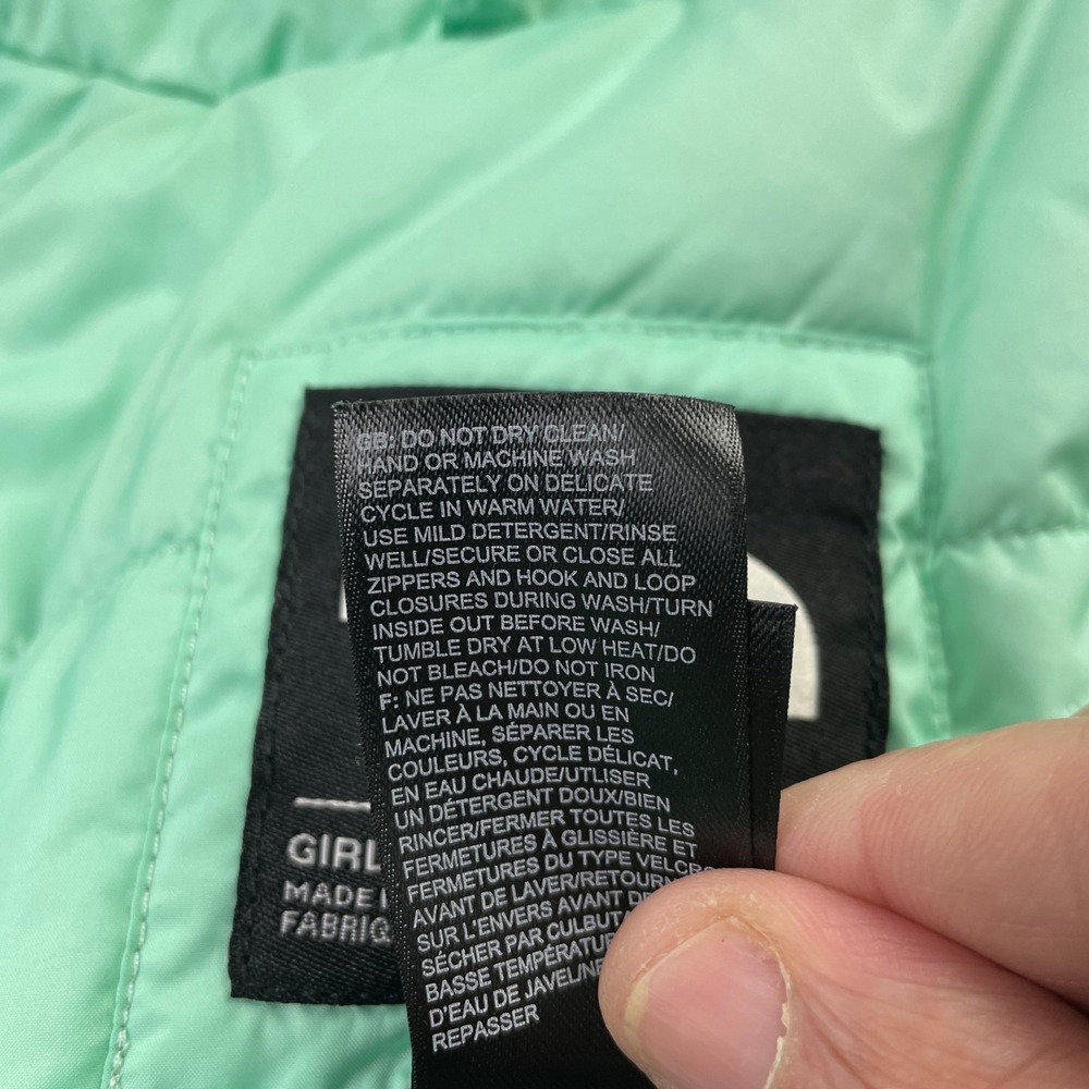 North Face Jacket Girls Large Gray Green Kira Triclimate 3-in-1 HyVent Hooded L - Picture 10 of 13
